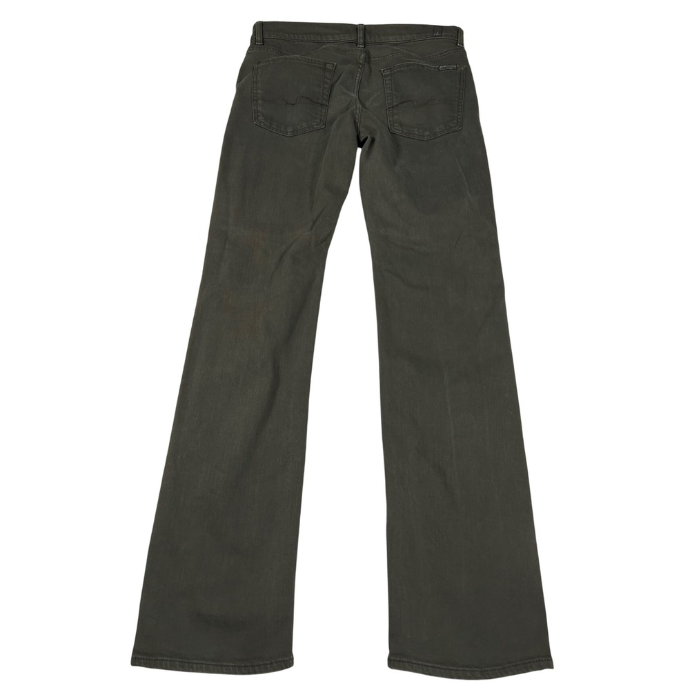 7 For All Mankind Slimmy Jeans Mens 32 Olive Green Luxe Performance Slim Fit - Picture 3 of 11